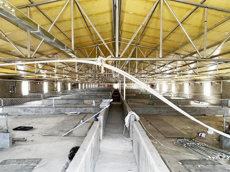 大北農風機安裝與調控